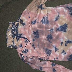 Pink tie dye hoodie